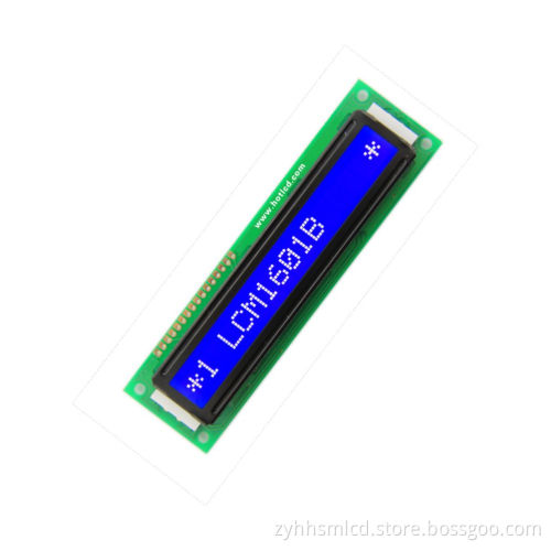 16x1Dots character dot matrix lcd module(HTM1601C)